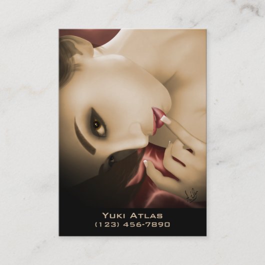 Rendez-vous Carte de visite de Yuki (Devant)