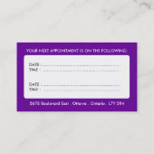 RENDEZ-VOUS CARTE DE VISITE DENTAIRE (Dos)