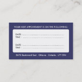 RENDEZ-VOUS CARTE DE VISITE DENTAIRE (Dos)