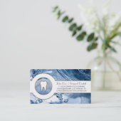 Rendez-vous Carte de visite dentaire de l'eau bleue de (Debout devant)