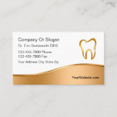 Rendez-vous Carte de visite dentiste classique (Devant)