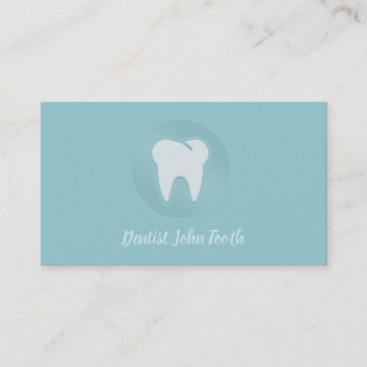 Rendez-vous Carte de visite du logo dentaire blanc moderne (Devant)