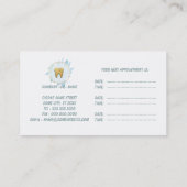 Rendez-vous Carte de visite du logo Dentist or Tooth (Dos)