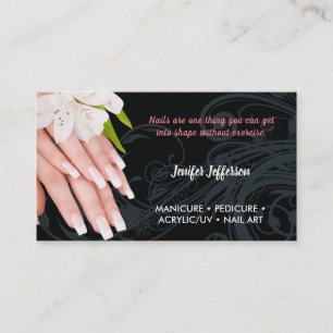 Rendez-vous Carte de visite du salon de ongle