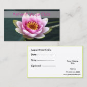 Rendez-vous Carte de visite du yoga (Devant / Derrière)