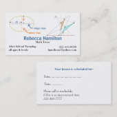 Rendez-vous Carte de visite élégant de tuteur/de professeur de (Devant / Derrière)