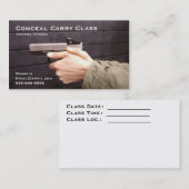 Rendez-vous Carte de visite fait sur commande de FFL (Devant / Derrière)