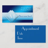 Rendez-vous Carte de visite/Monogramme (Devant / Derrière)