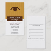 Rendez-vous Carte de visite optique iconographique de (Devant / Derrière)