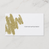 Rendez-vous Carte de visite personnalisable d'esthéticien (Dos)