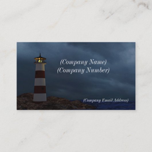 Rendez-vous Carte de visite/phare (Devant)