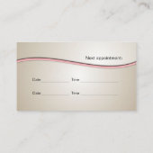 Rendez-vous carte de visite pour le docteur de clinique (Dos)