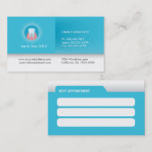 Rendez-vous Carte de visite professionnel de dentiste (Devant / Derrière)