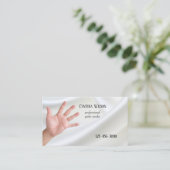 Rendez-vous Carte de visite professionnelle de chiromancienne (Debout devant)