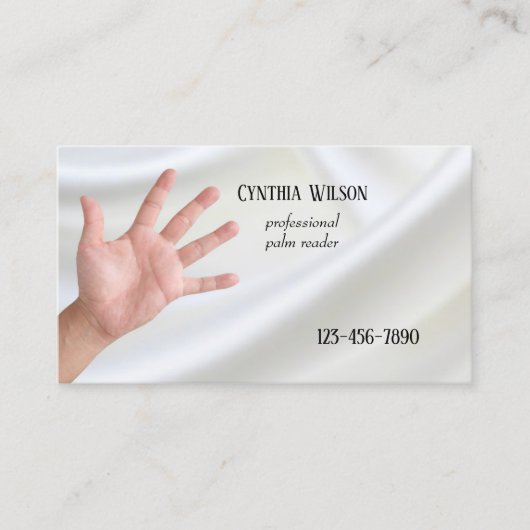 Rendez-vous Carte de visite professionnelle de chiromancienne (Devant)
