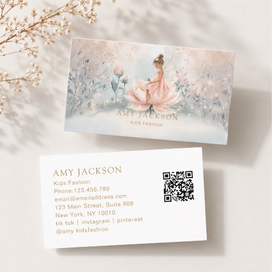 Rendez-vous Carte de visite QR Code Fée Capricieuse