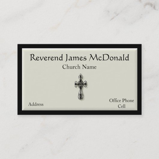 Rendez-vous Carte de visite religieux (Devant)