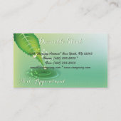 Rendez-vous Carte de visite Thérapeutique Zen Pond Bamboo (Dos)