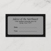 Rendez-vous Carte faite sur commande de coiffeur - Jamie Eason (Dos)