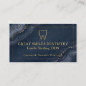Rendez-vous chez le dentiste Agate Bleu Nuit Or (Devant)