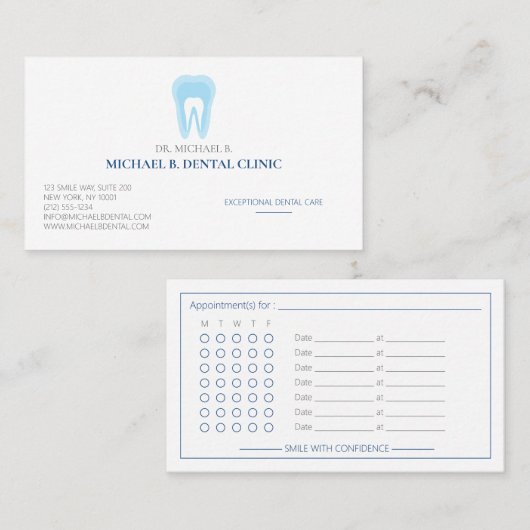 Rendez-vous chez le dentiste officiel (Devant / Derrière)