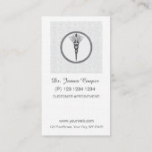 Rendez-vous chez le médecin Gray Speckled Linen (Dos)