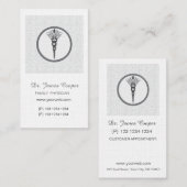 Rendez-vous chez le médecin Gray Speckled Linen (Devant / Derrière)