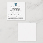 Rendez-vous chez un dentiste Carte de visite (Devant / Derrière)