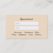 Rendez-vous chic de salon de beauté de damassé de (Dos)