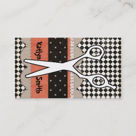 Rendez-vous Cisaillements de cheveux, coiffeur, carte de (Devant)