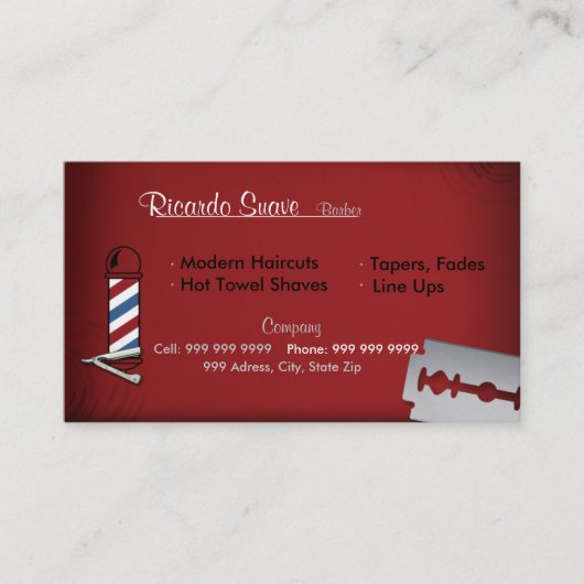 Rendez-vous Coiffeur, coiffeur, carte de visite (Devant)