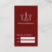 Rendez-vous Coiffeur Coiffeur Coiffeur Retro Vinta (Dos)