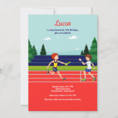 Rendez-vous Course Anniversaire Fête Invitation (Devant)