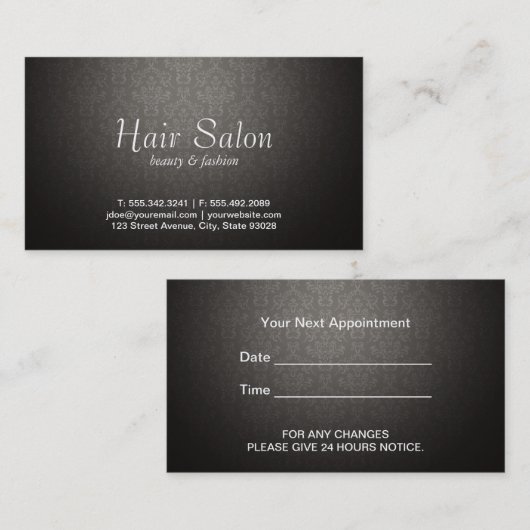 Rendez-vous Damask Vignette (Devant / Derrière)