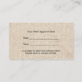 Rendez-vous dans le salon de coiffure à ciseaux an (Dos)