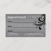 Rendez-vous de coiffeur de femme de silhouette (Dos)