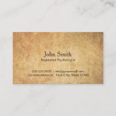 Rendez-vous de cru de psychologue (Devant)