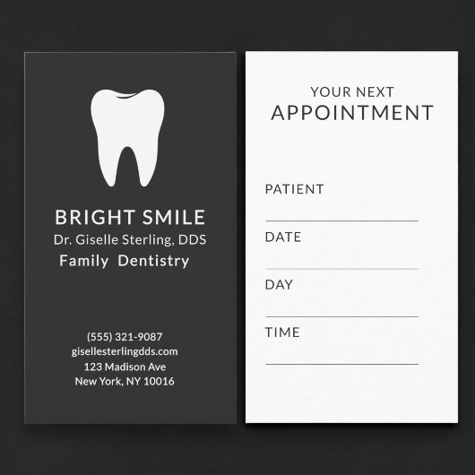 Rendez-vous de dentiste noir dentaire professionne