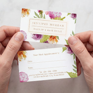 Rendez-vous de salon de coiffure et de maquillage