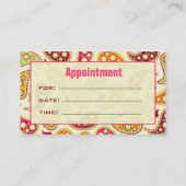 Rendez-vous de salon de Cosmetologist de Paisley (Dos)