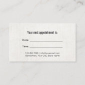 Rendez-vous de soins dentaires de tableau de (Dos)