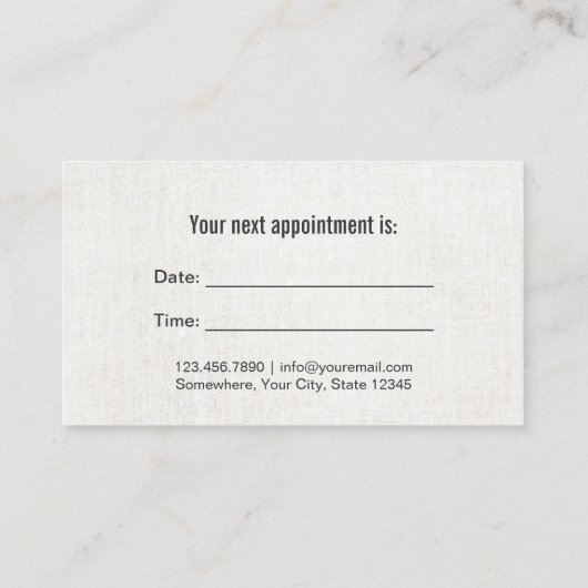 Rendez-vous de soins dentaires de tableau de (Dos)