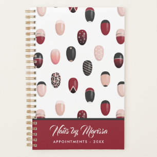 Rendez-vous de technicien en ongle Burgundy Blush