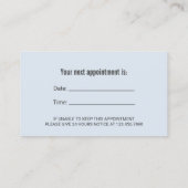 Rendez-vous dentaire Coeur dentaire Bleu Taches De (Dos)