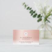 Rendez-vous dentaire Coeur dentaire Rose Or Dentis (Debout devant)