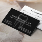 Rendez-vous dentaire en noir ordinaire pour dentis