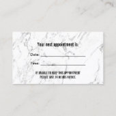 Rendez-vous dentaire Marbre moderne Luxe Dentiste (Dos)