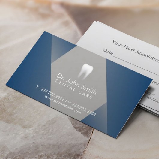 Rendez-vous dentaire moderne bleu Dentiste