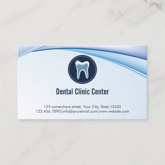 Rendez-vous dentaire moderne bleu Dentiste (Devant)