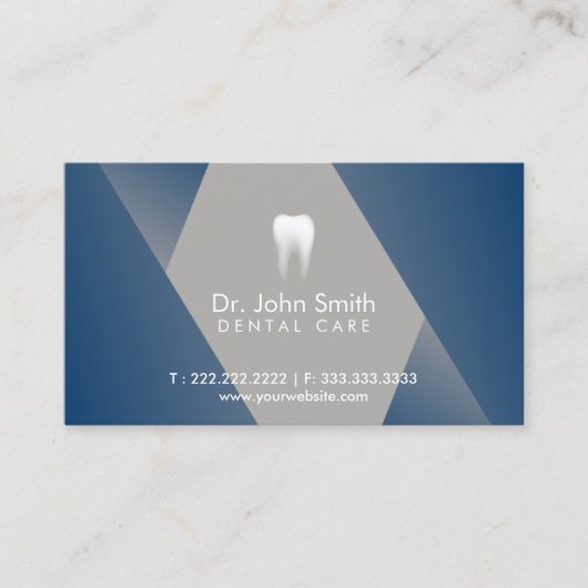 Rendez-vous dentaire moderne bleu Dentiste (Devant)